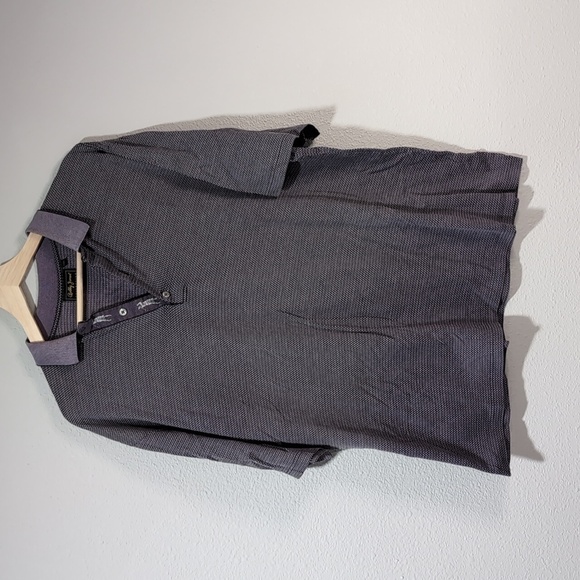 Bobby Jones Collection purple XL‎ shirt sleeve shirt 1/4 button up - Picture 1 of 4